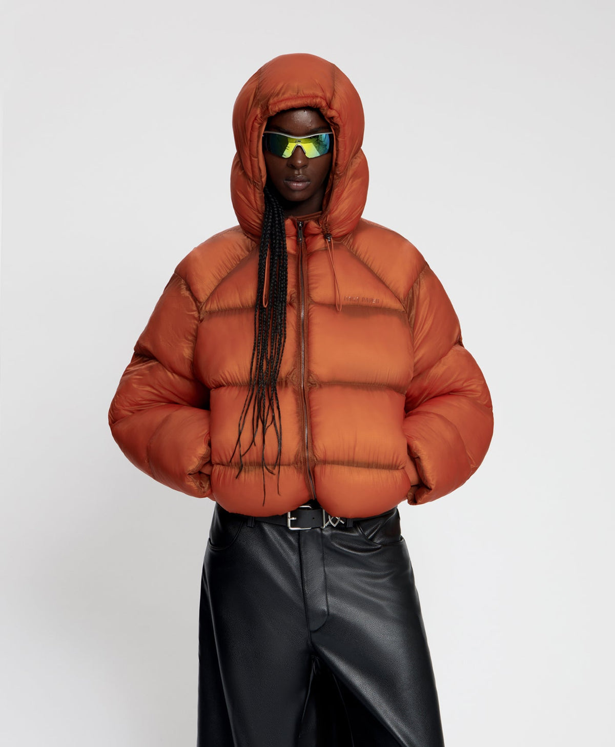 Hawaiian Sunset Raglan Sleeve Dias Puffer Jacket