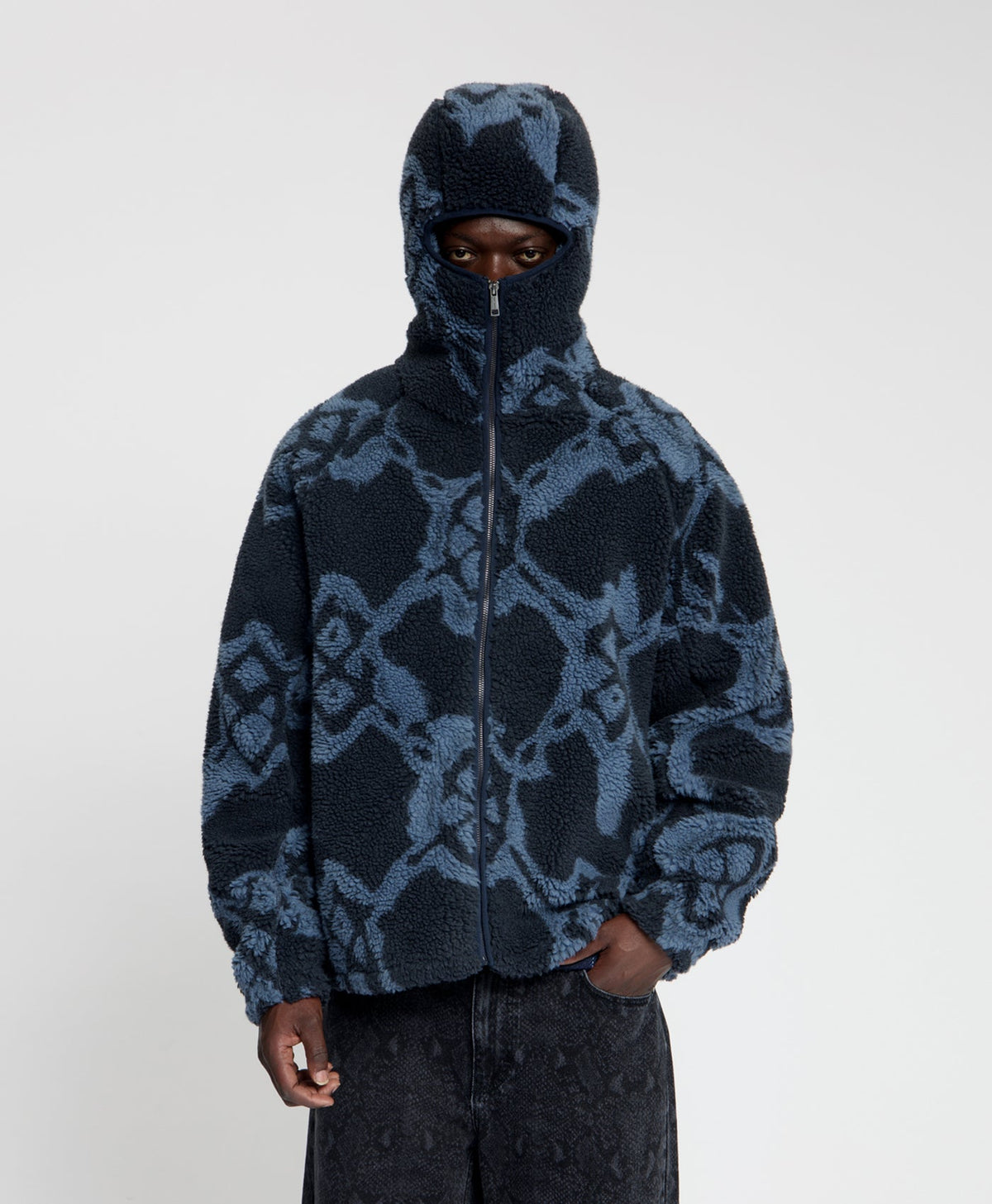 Carbon Burned Shield Hoodie
