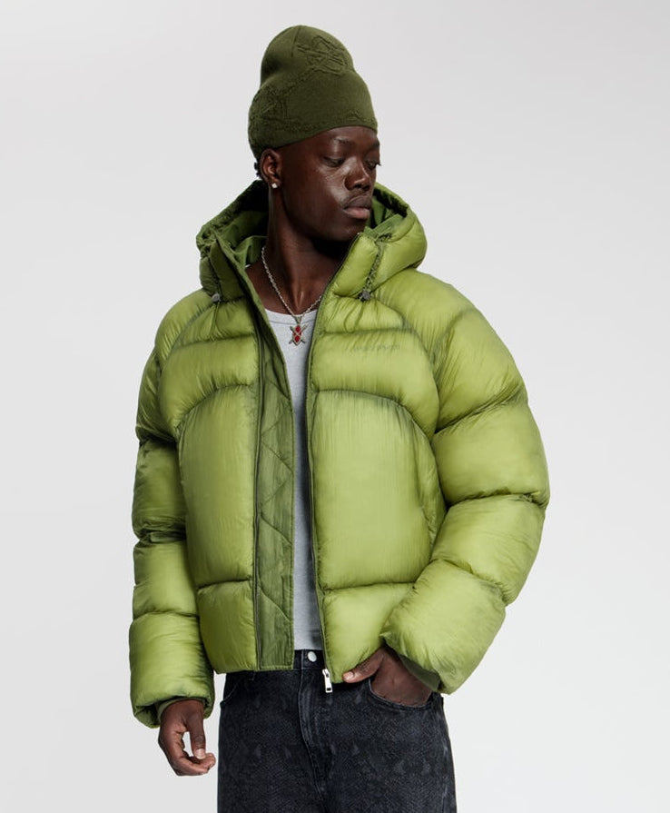 Grasshopper Raglan Sleeve Dias Puffer Jacket