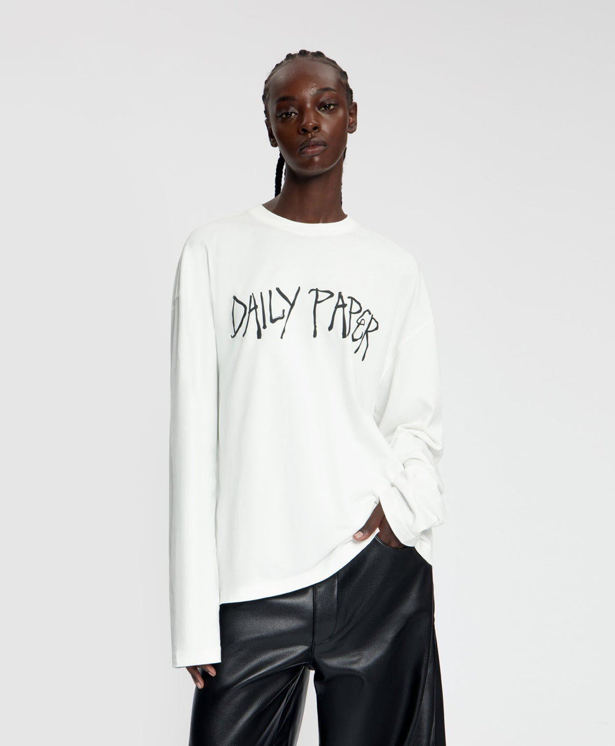 White Scribble Longsleeve