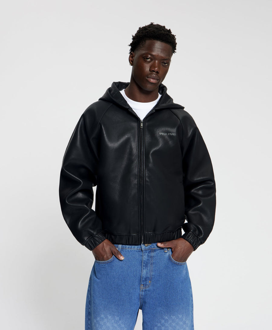 Black Pu Scuba Jacket