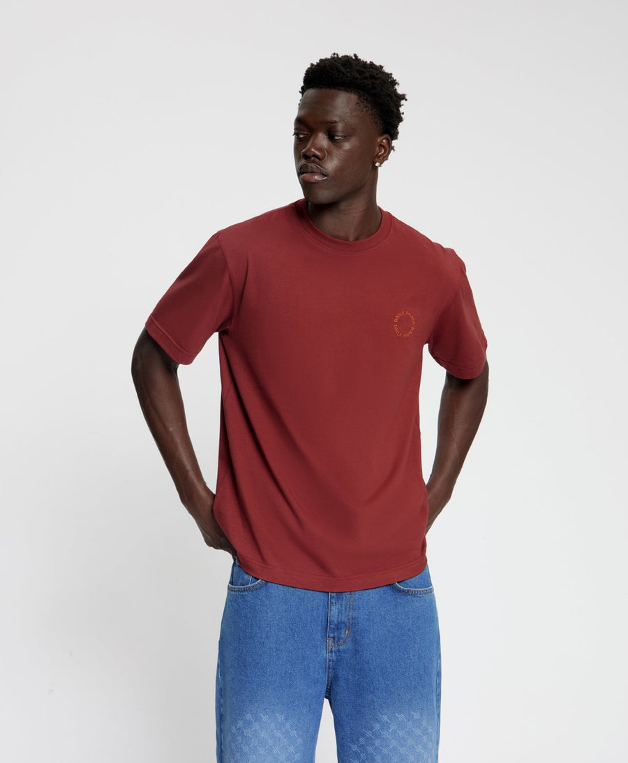 Burgundy Orbit T-Shirt