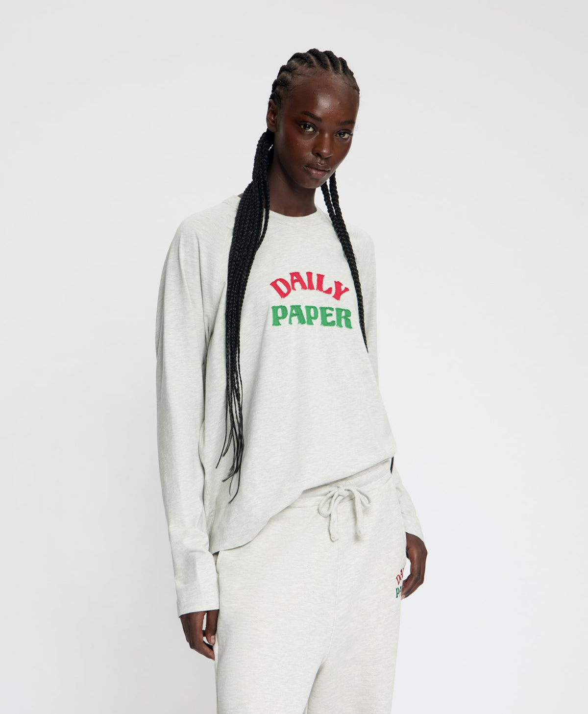 Heather Grey Foundation Contrast Raglan Longsleeve