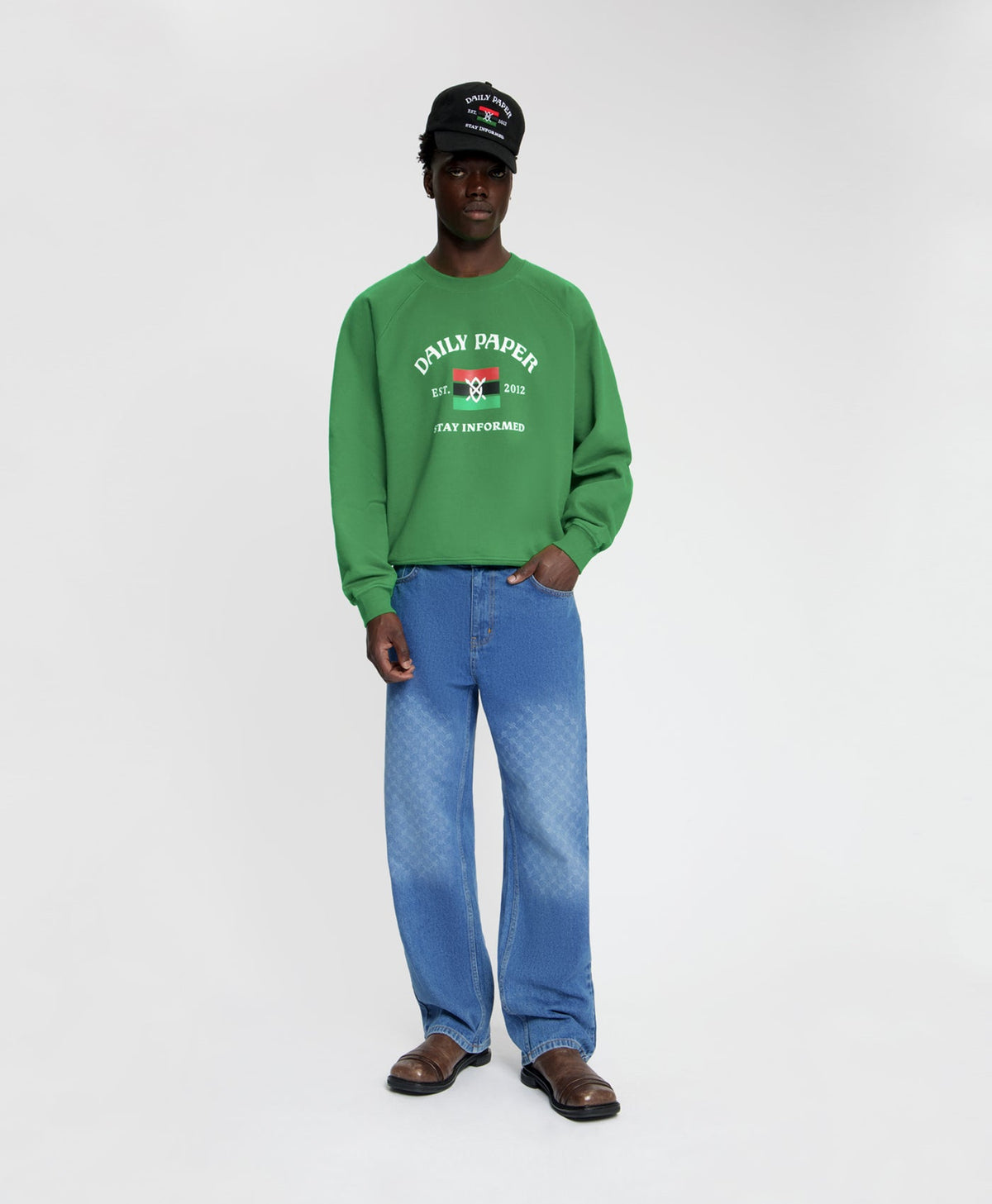 Fern Green Stay Informed Sweater