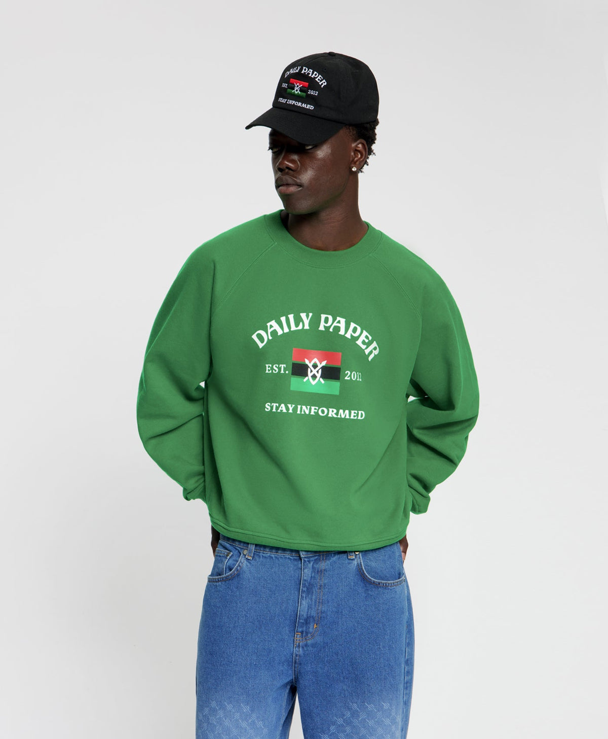 Fern Green Stay Informed Sweater