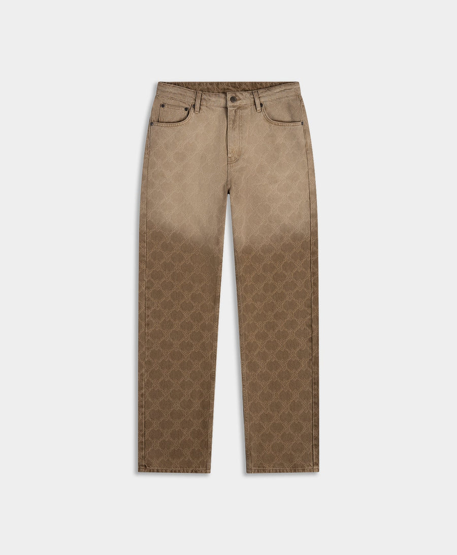 Denim Rahul Faded Shield Denim Pants