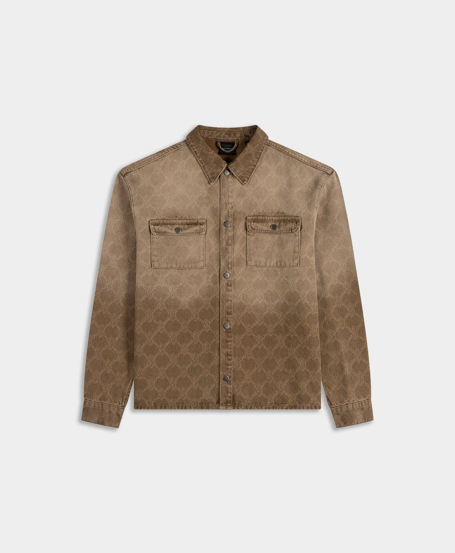 Denim Rahul Faded Shield Denim Shirt