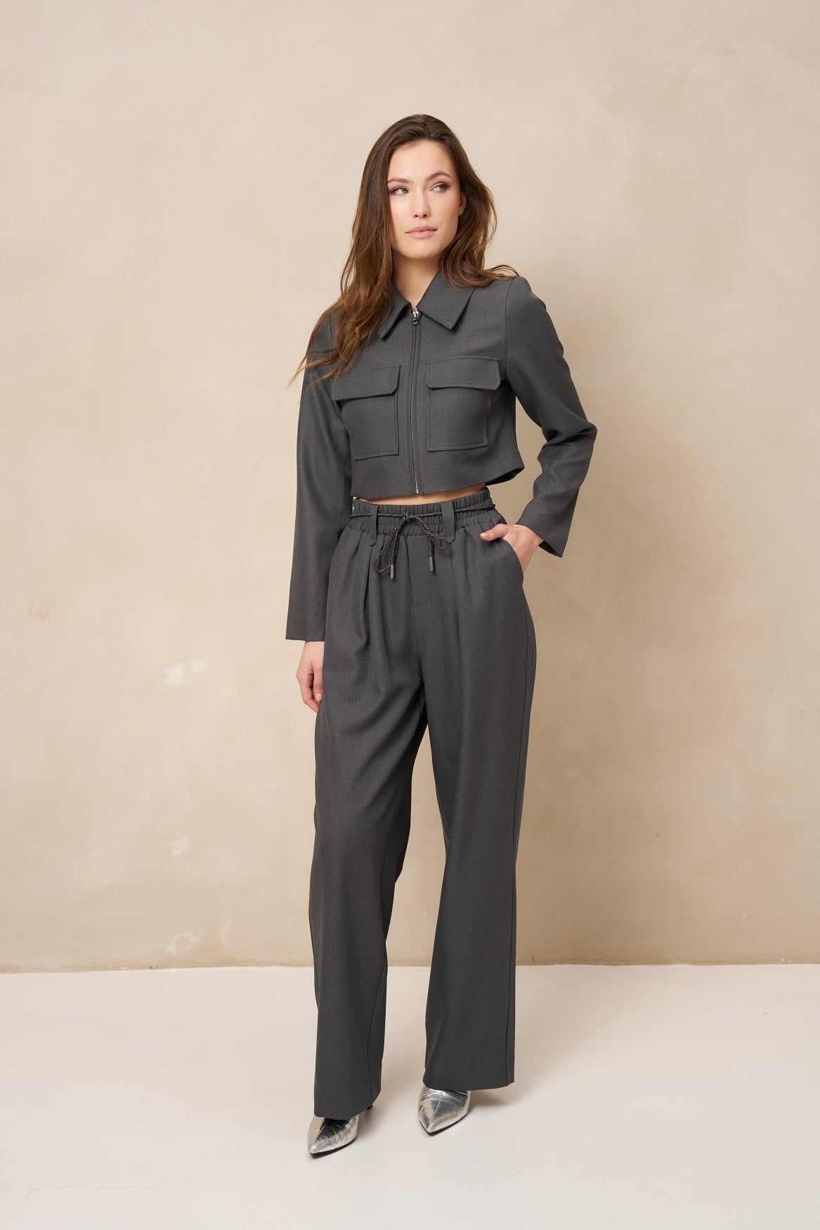 Jacket Kia - Cropped | Anthracite