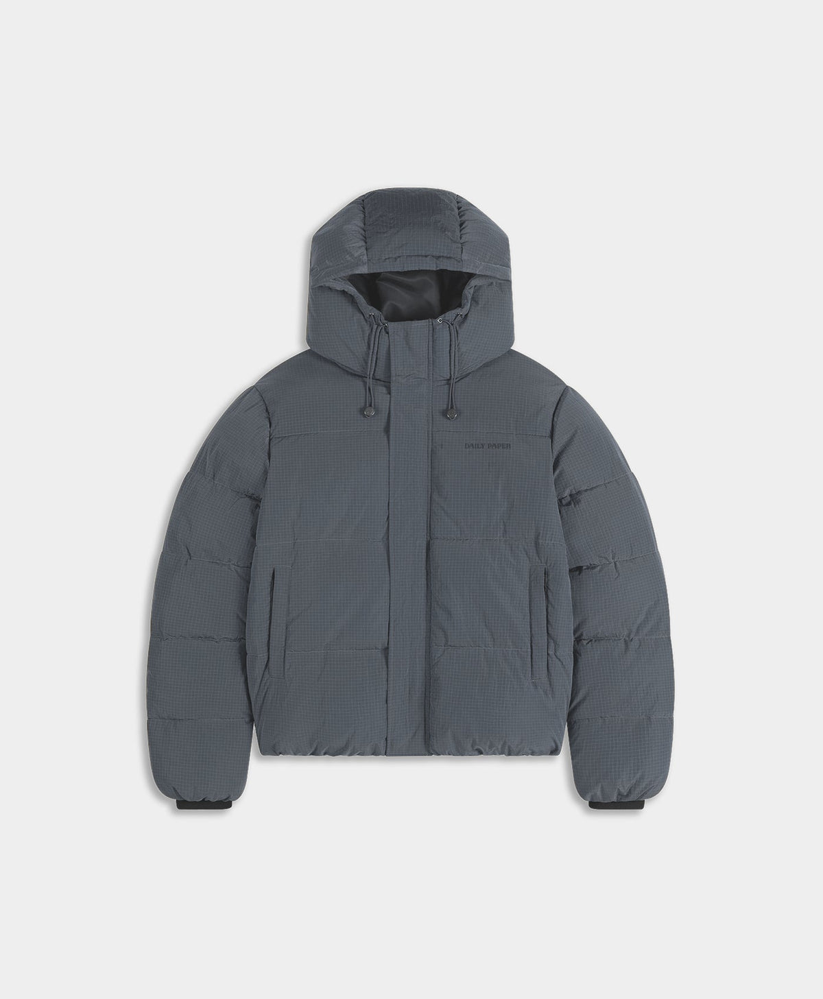 Grey Ripstop Puffer Jacket