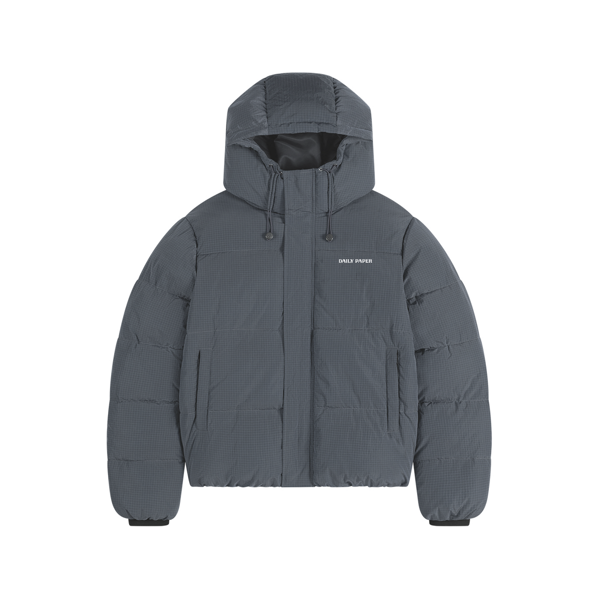 Grey Ripstop Puffer Jacket
