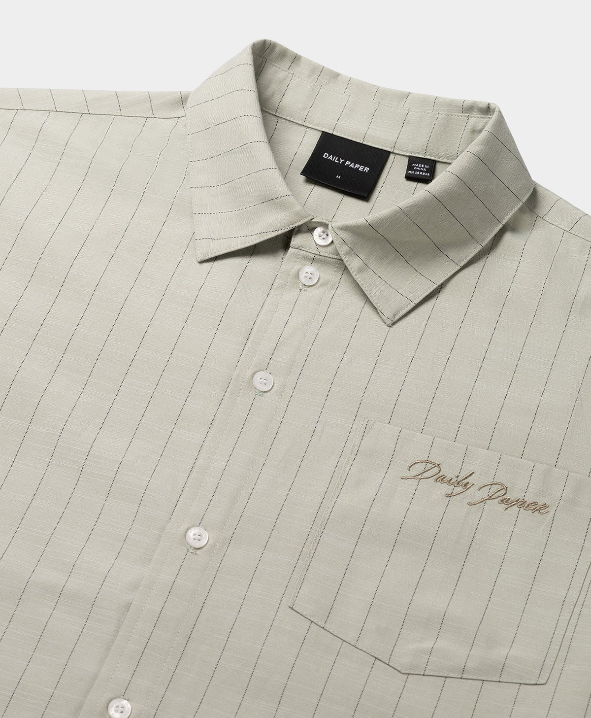 Green Stripe Script Shirt
