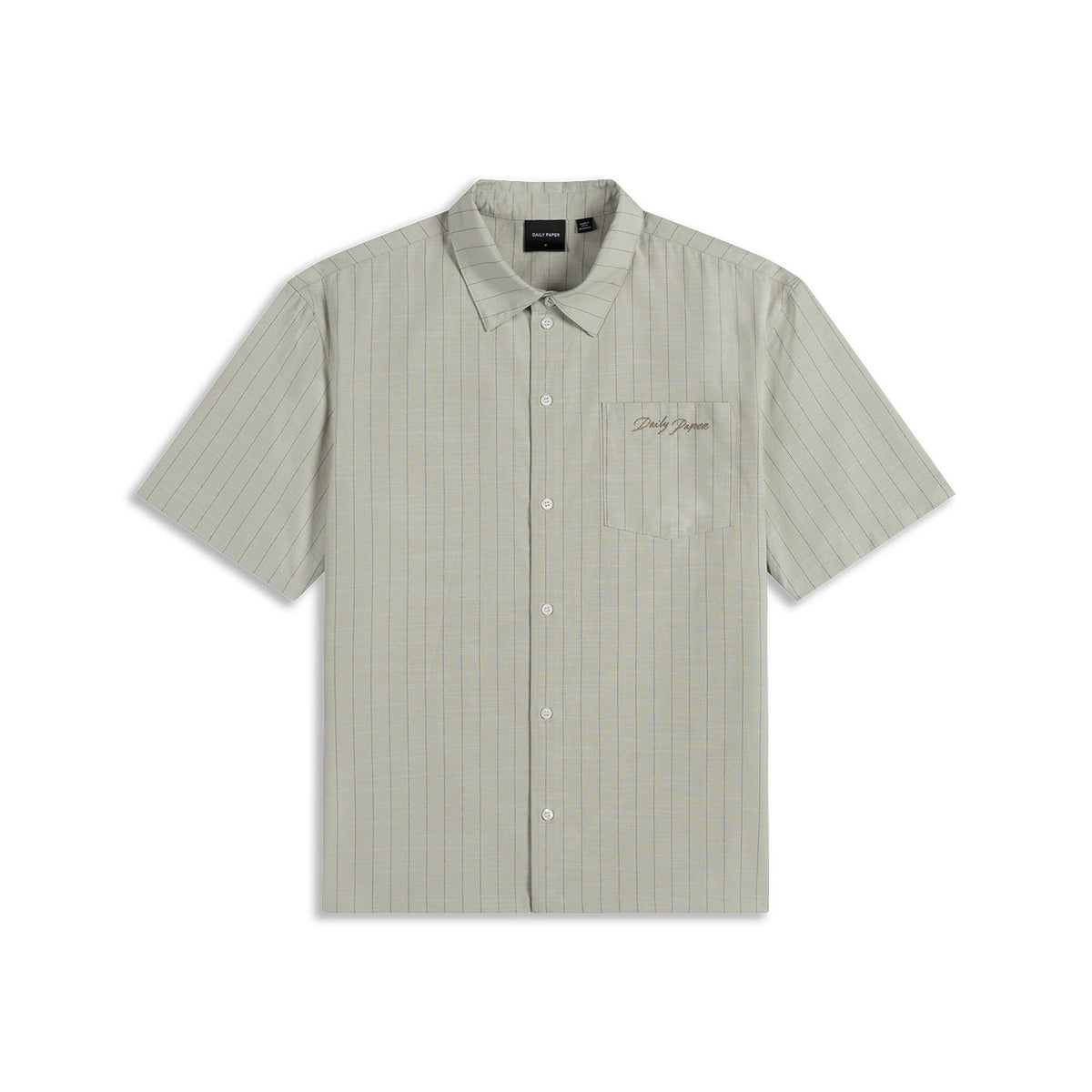Green Stripe Script Shirt