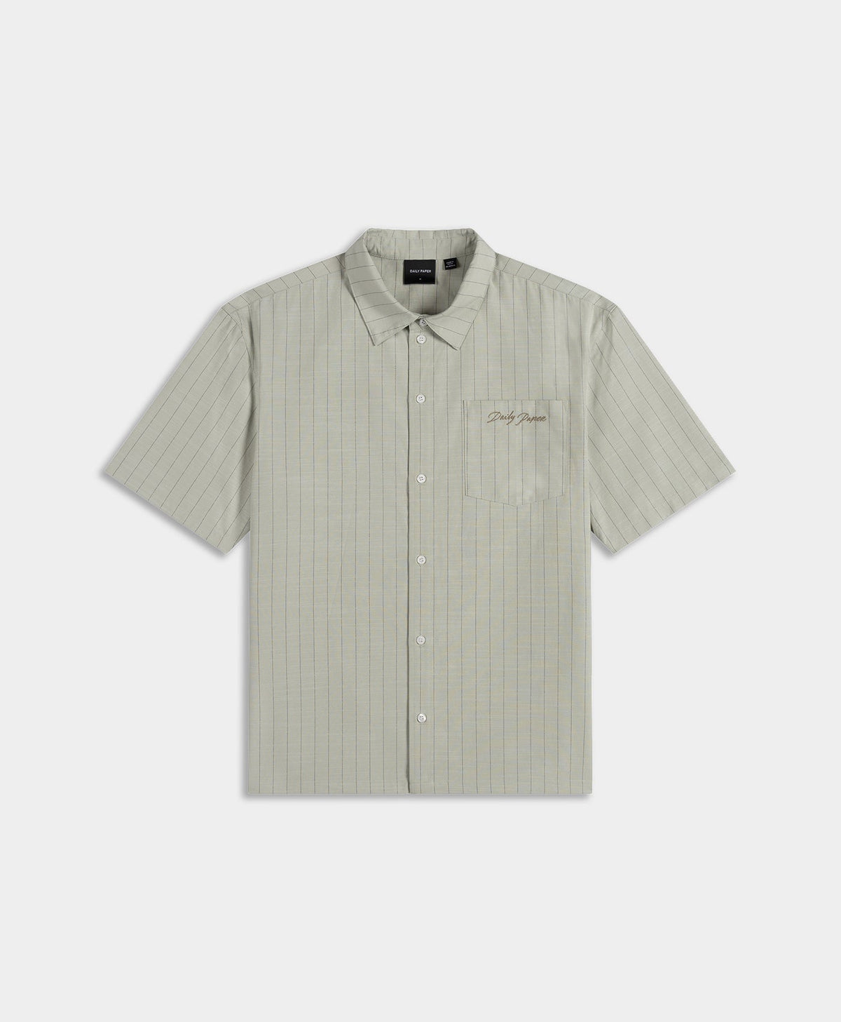 Green Stripe Script Shirt
