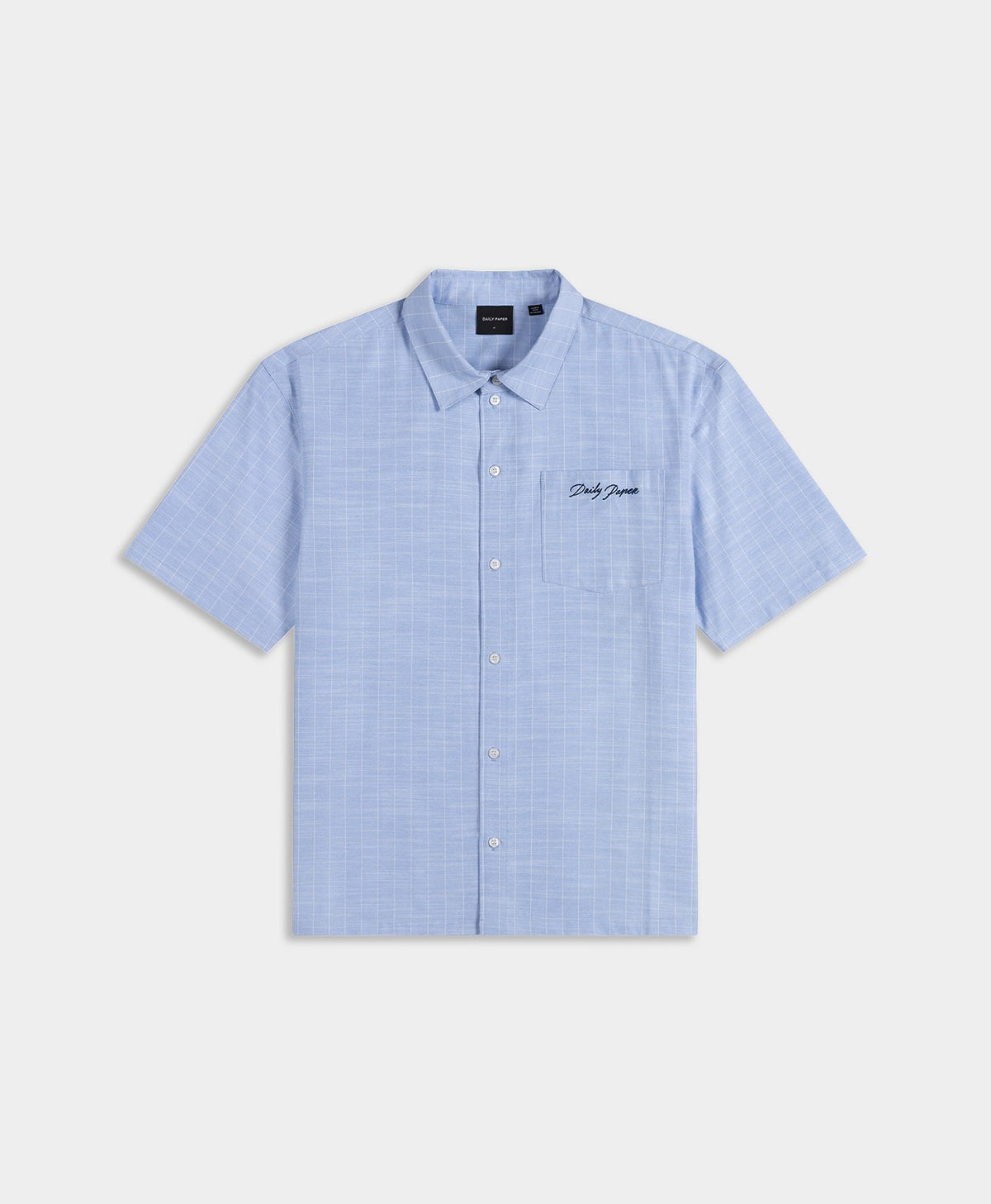 Blue Stripe Script Shirt