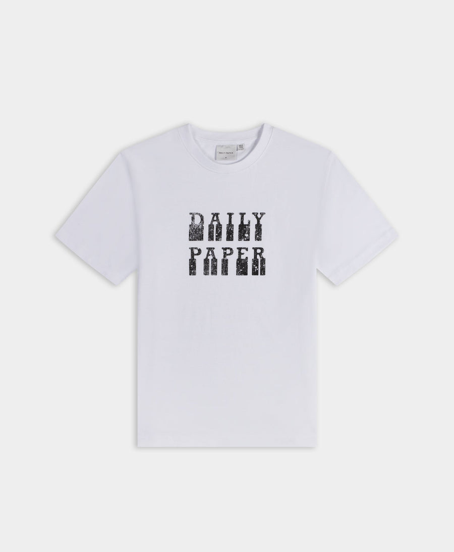 White DP Blocked SS T-Shirt