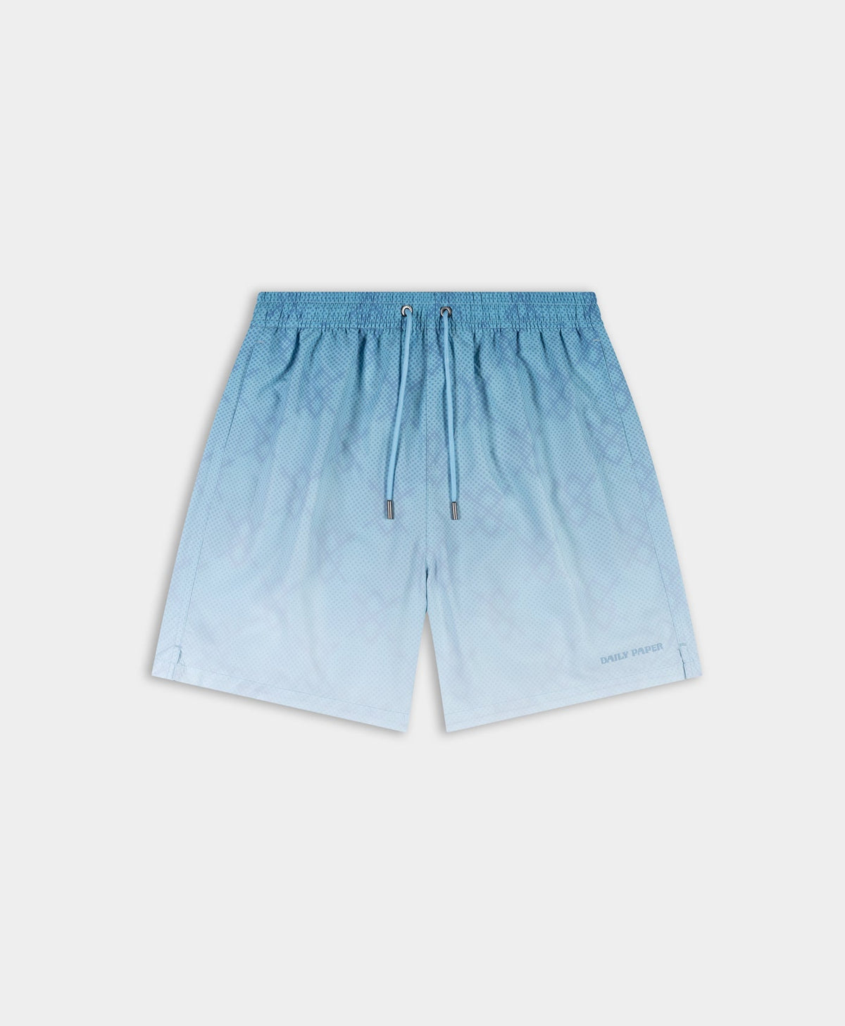 Air Blue Ombre Dotted Shield Swimshorts