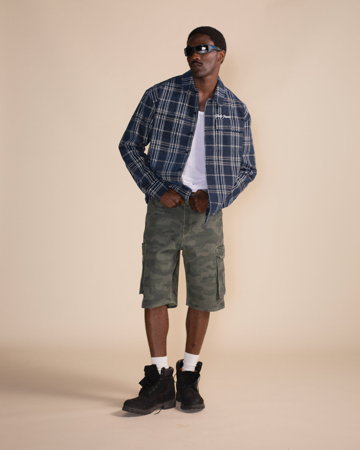 AOP Camo Cargo Shorts