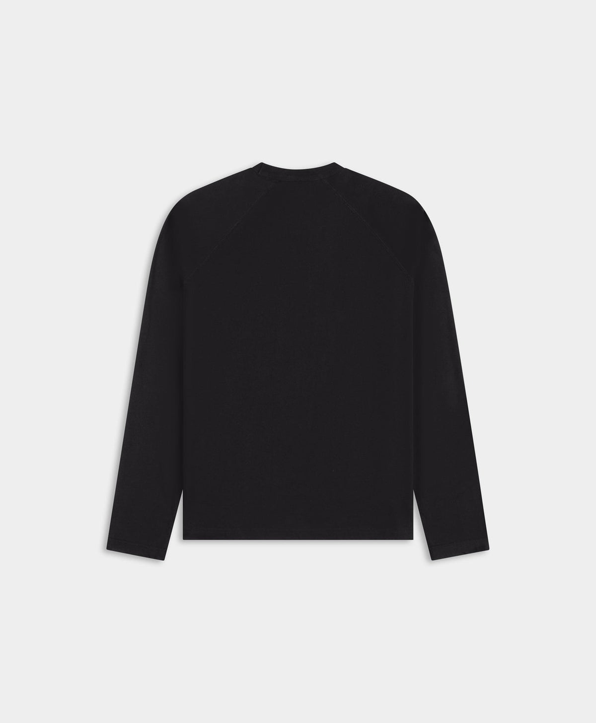 Black Foundation Contrast Raglan Longsleeve