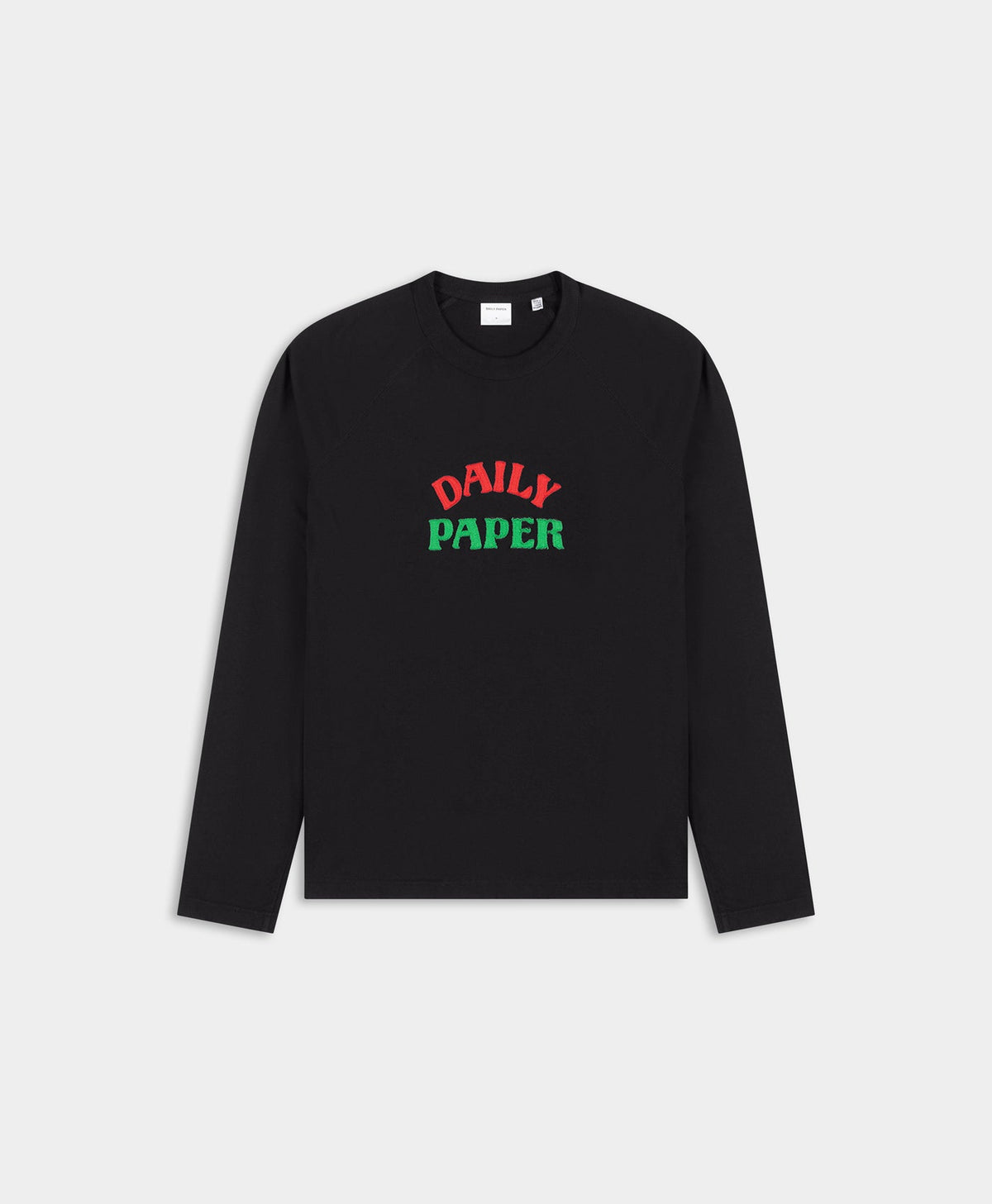 Black Foundation Contrast Raglan Longsleeve