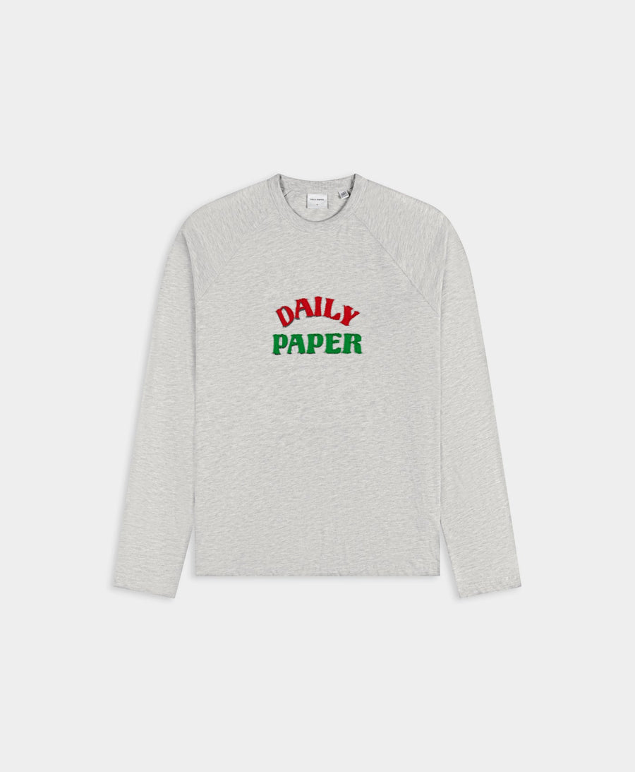 Heather Grey Foundation Contrast Raglan Longsleeve