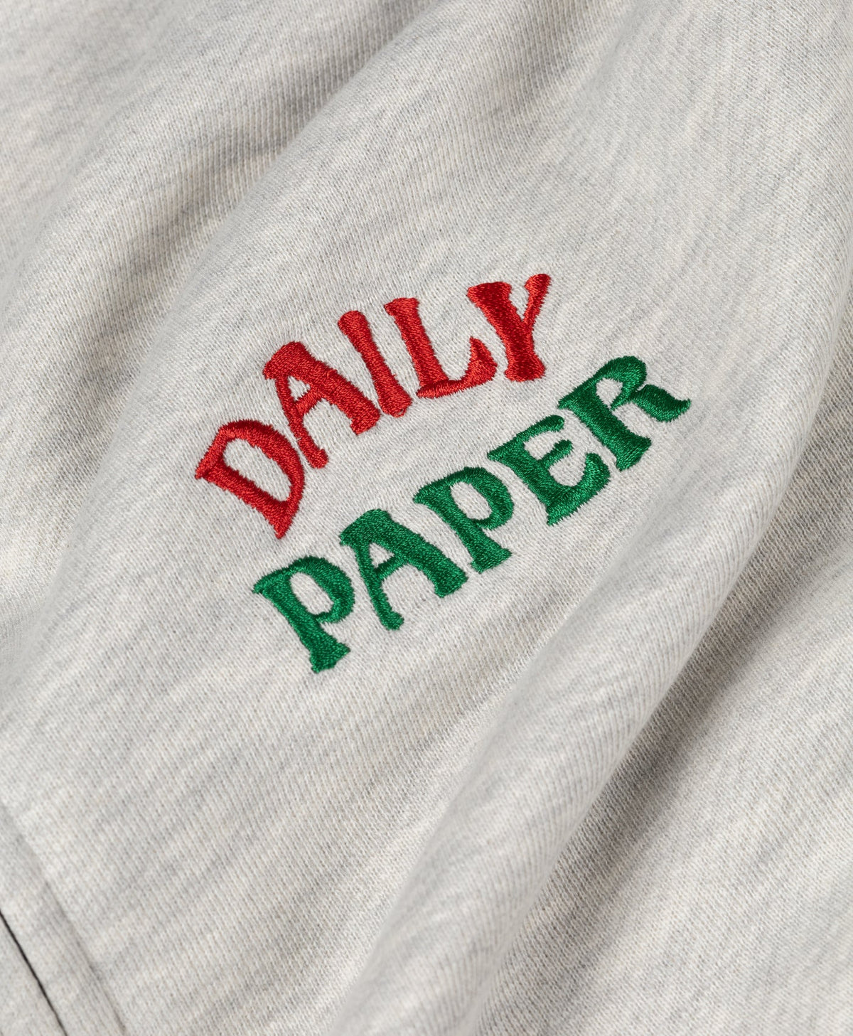 Heather Grey Arch Zip Hoodie