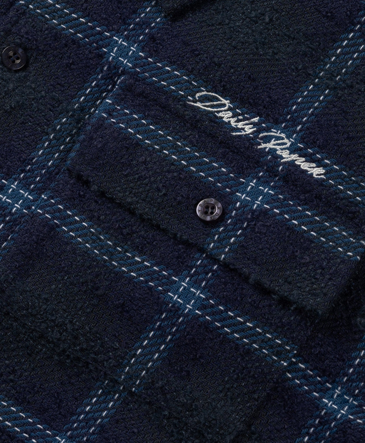 Carbon Structured Check Script Shirt