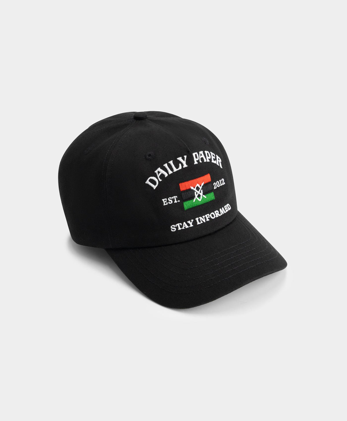 Black Stay Informed Cap