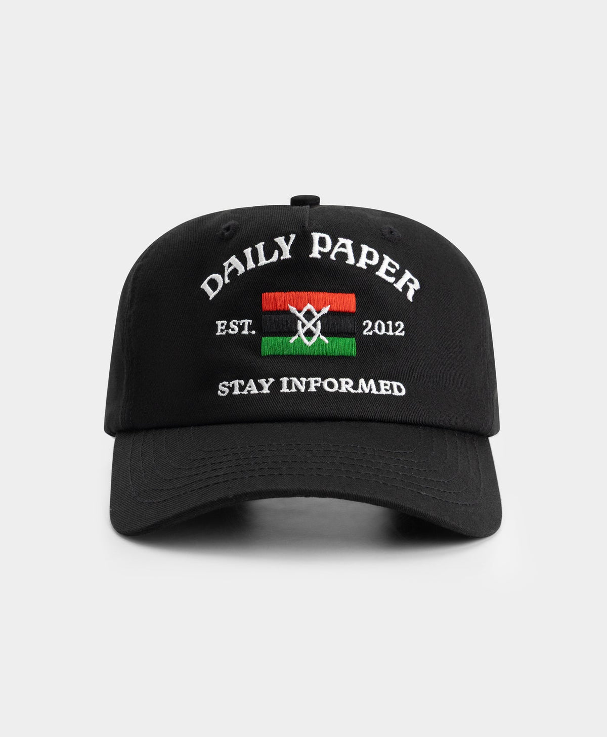 Black Stay Informed Cap