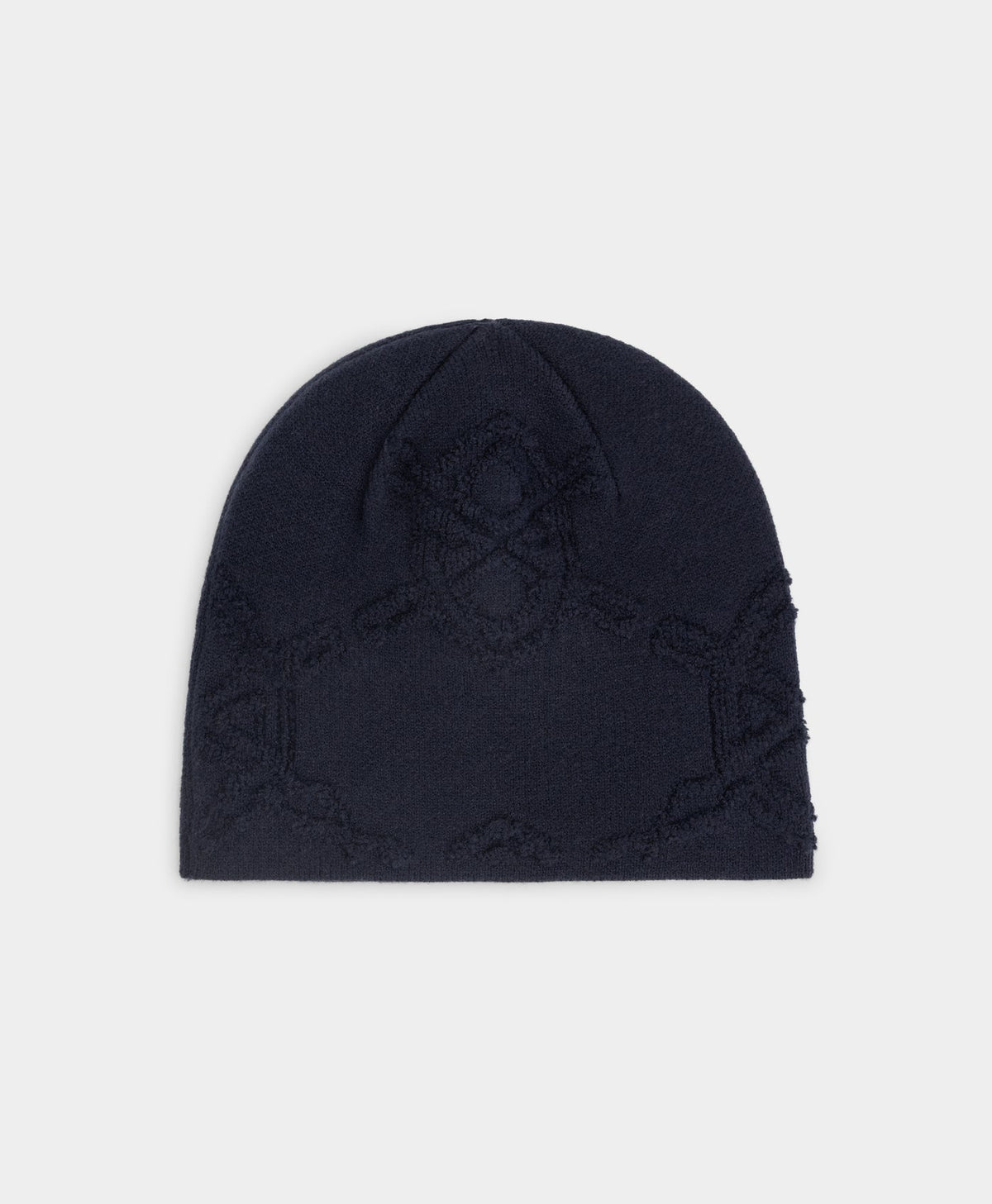 Carbon Textured Shield Skull Cap Beanie