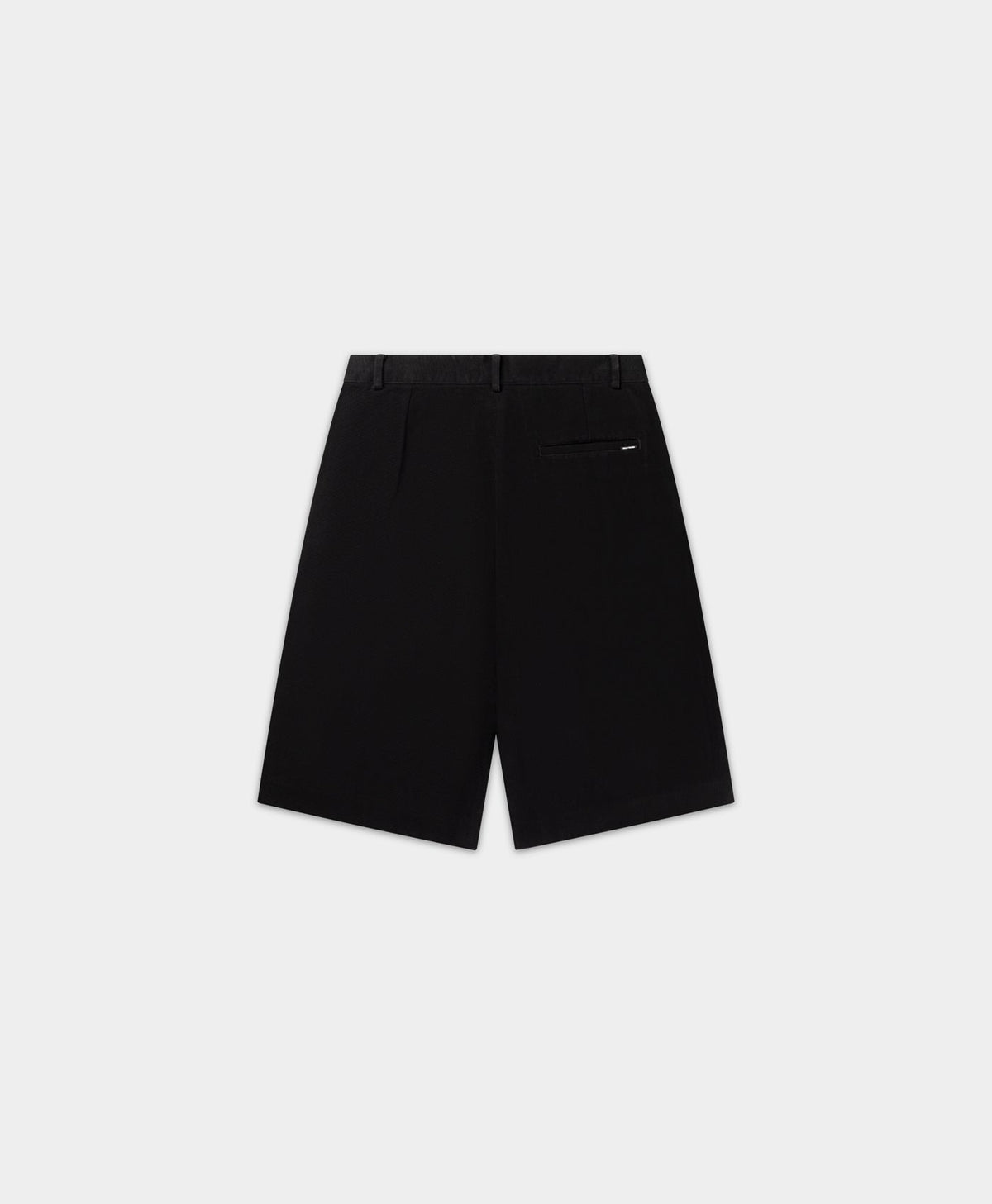 Black Twill Shorts