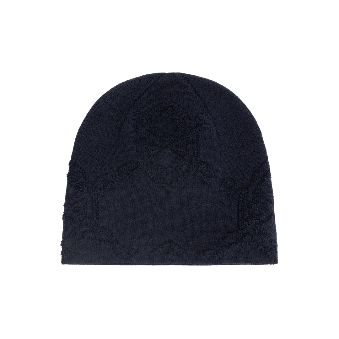 Carbon Textured Shield Skull Cap Beanie