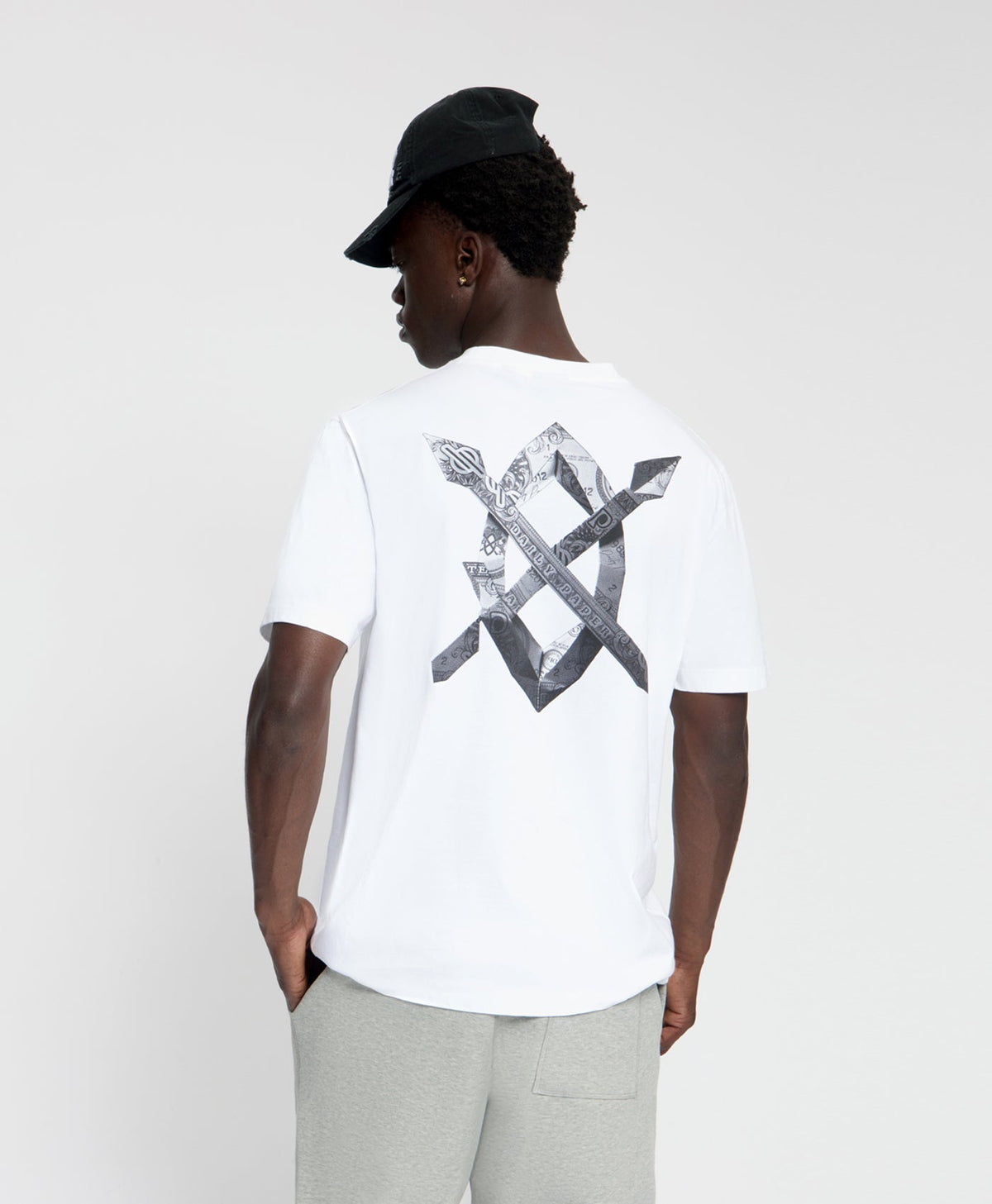 White Origami Shield T-Shirt