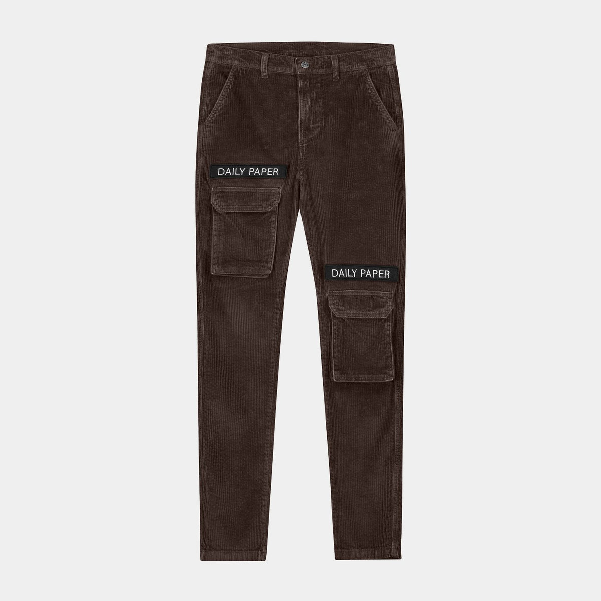 Brown Corduroy Cargo Pants