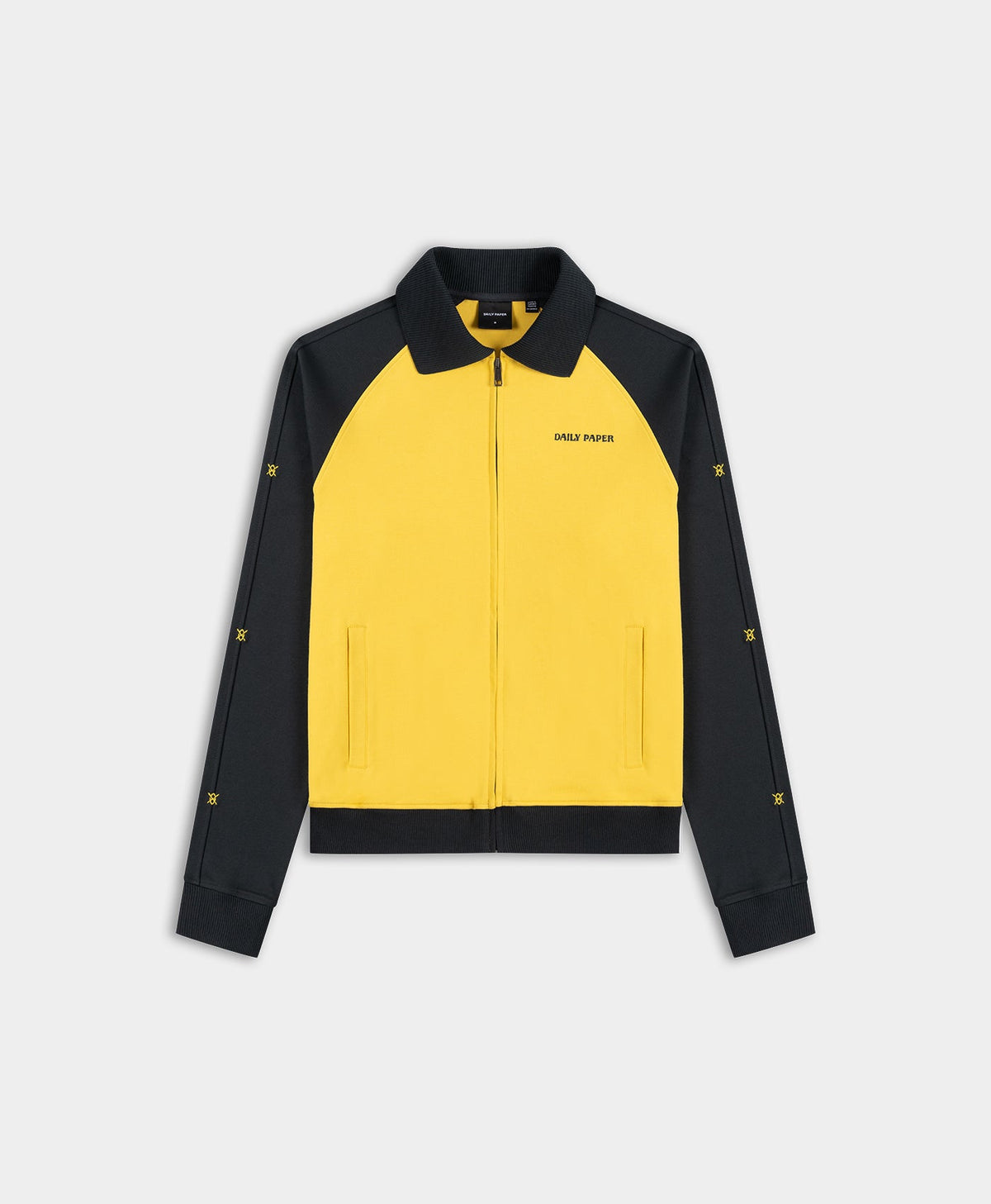 Grey Dias Stacked Colour Blocking Track Jacket