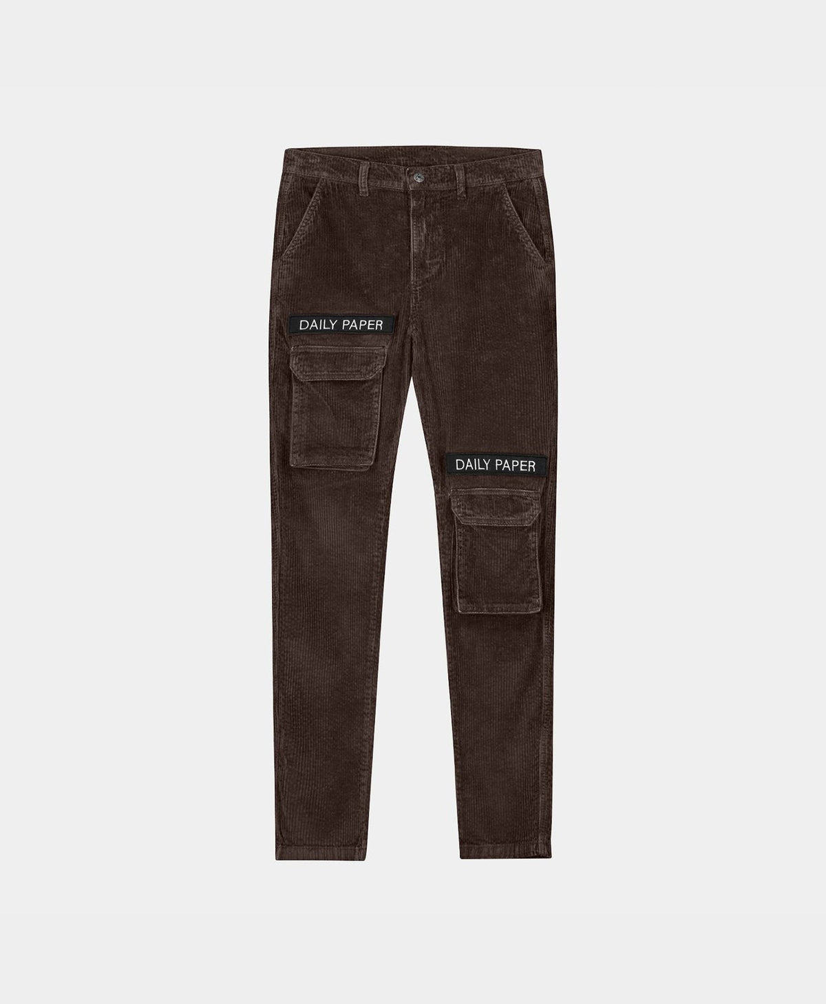 Brown Corduroy Cargo Pants