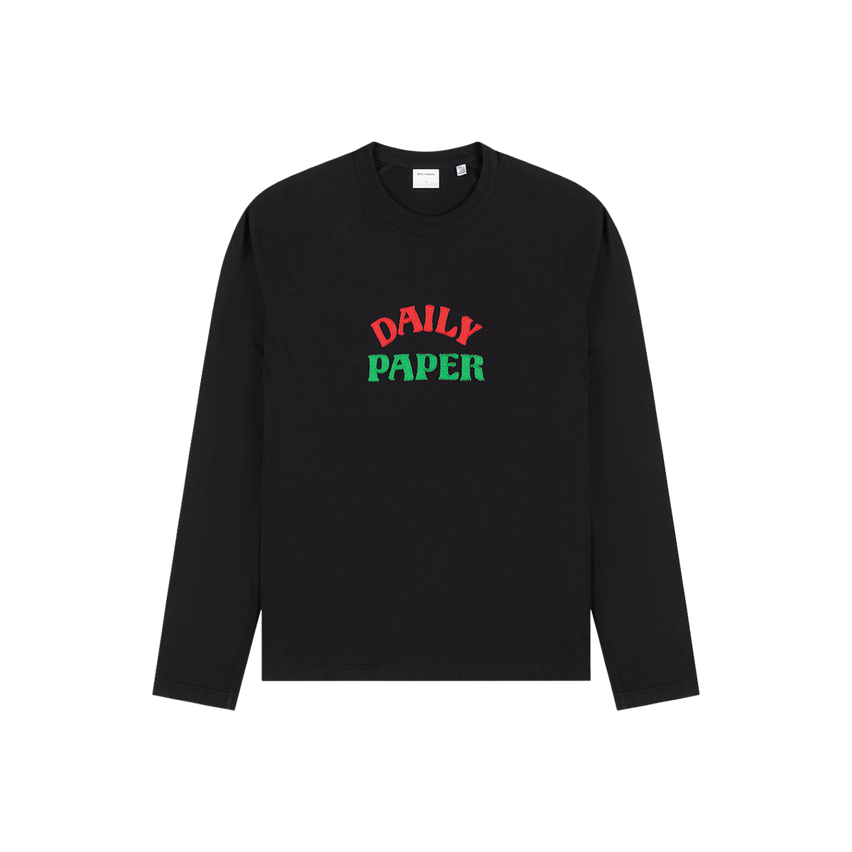 Black Foundation Contrast Raglan Longsleeve